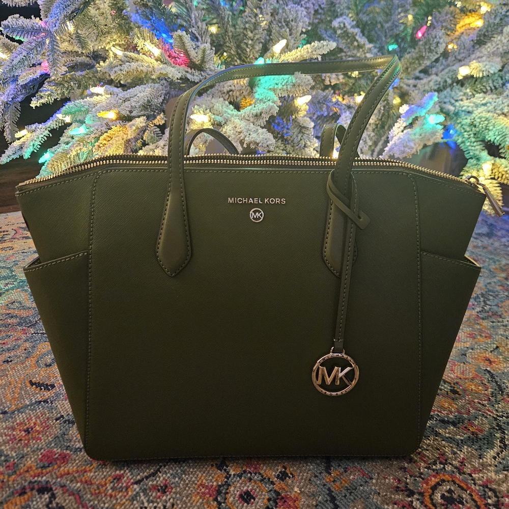 Michael Kors Olive Green Tote